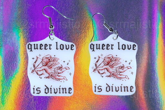 Alternative Pride Stylized Handmade Earrings (collaboration with @saltnox)