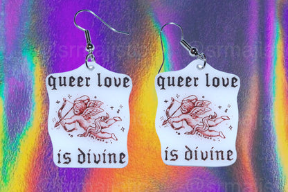 Alternative Pride Stylized Handmade Earrings (collaboration with @saltnox)