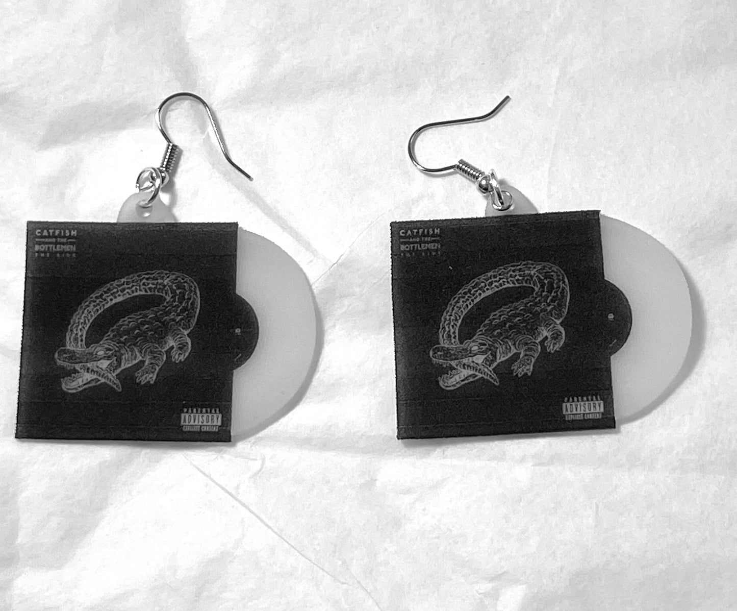 Catfish and the Bottlmen Collection of Vinyl Albums Handmade Earrings!