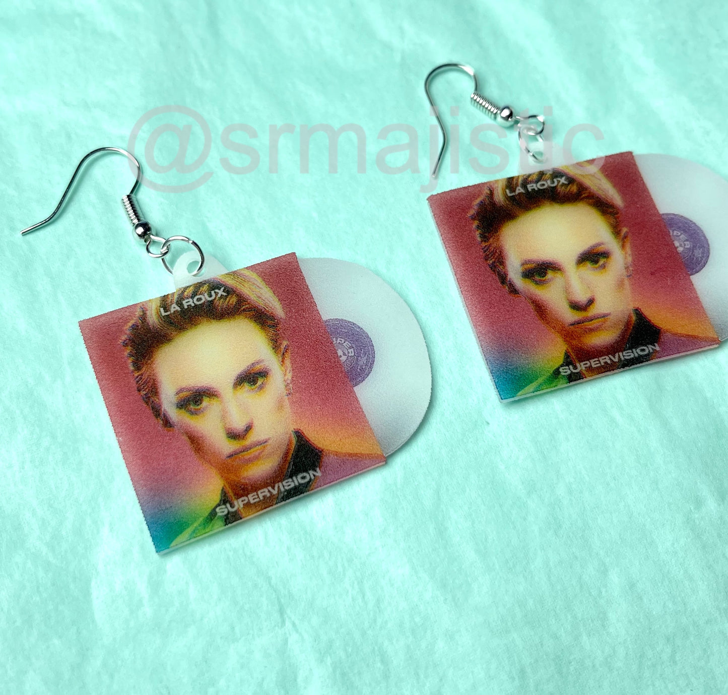 La Roux Supervision Vinyl Album Handmade Earrings!