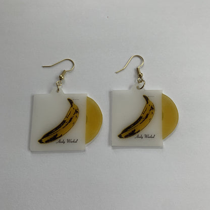 Velvet Underground and Nico Vinyl Album Handmade Earrings!