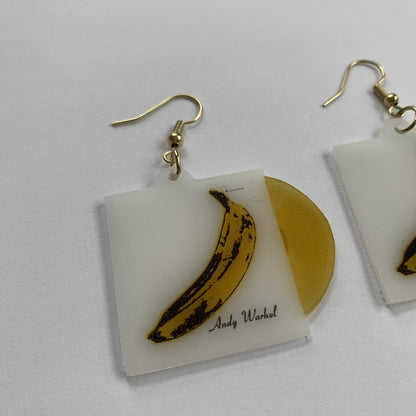 Velvet Underground and Nico Vinyl Album Handmade Earrings!