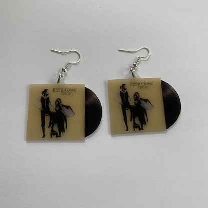 Fleetwood Mac Rumours Vinyl Album Handmade Earrings!