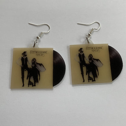 Fleetwood Mac Rumours Vinyl Album Handmade Earrings!