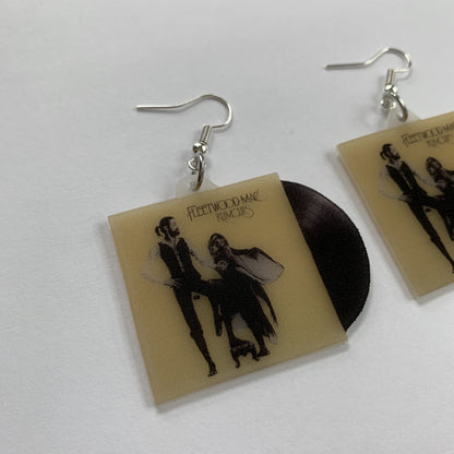 Fleetwood Mac Rumours Vinyl Album Handmade Earrings!