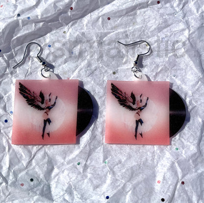 Kali Uchis Sin Miedo Vinyl Album Handmade Earrings!