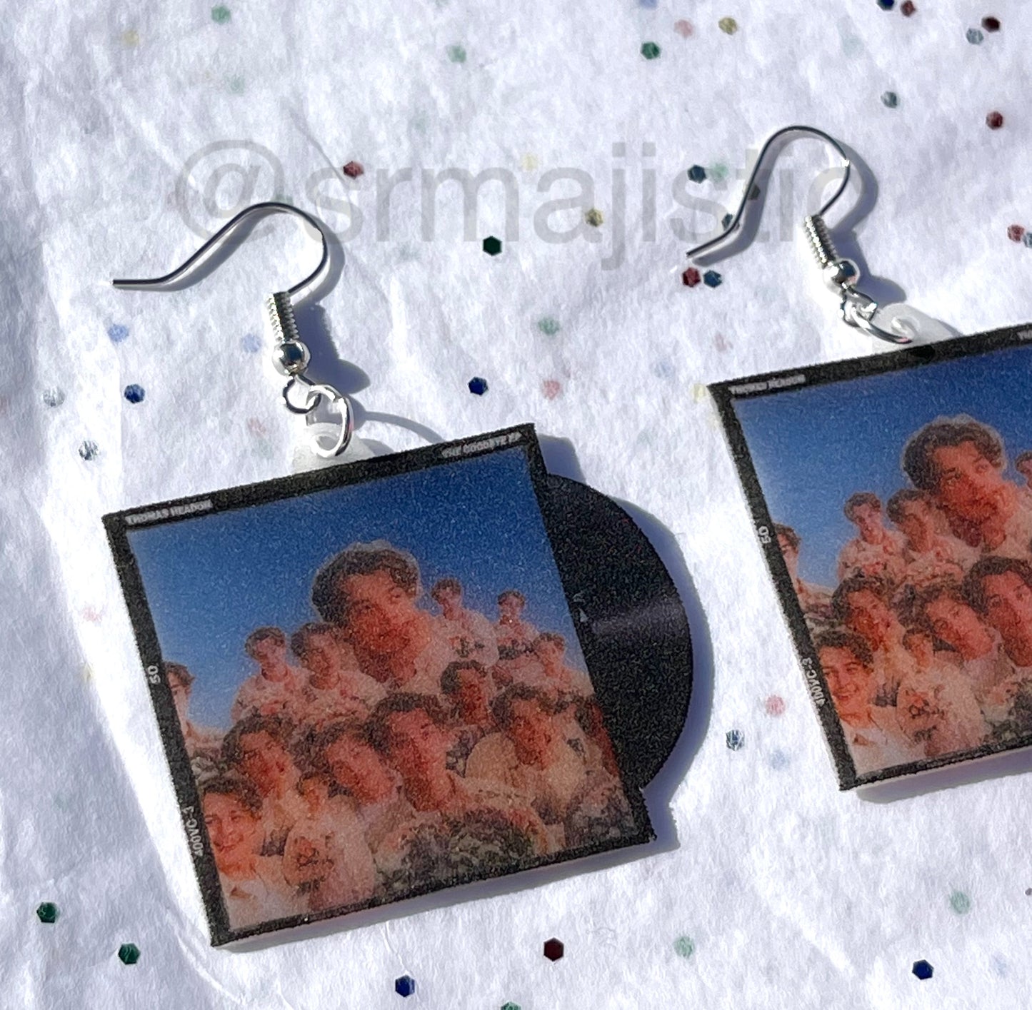 Thomas Headon The Goodbye Vinyl Album Handmade Earrings!