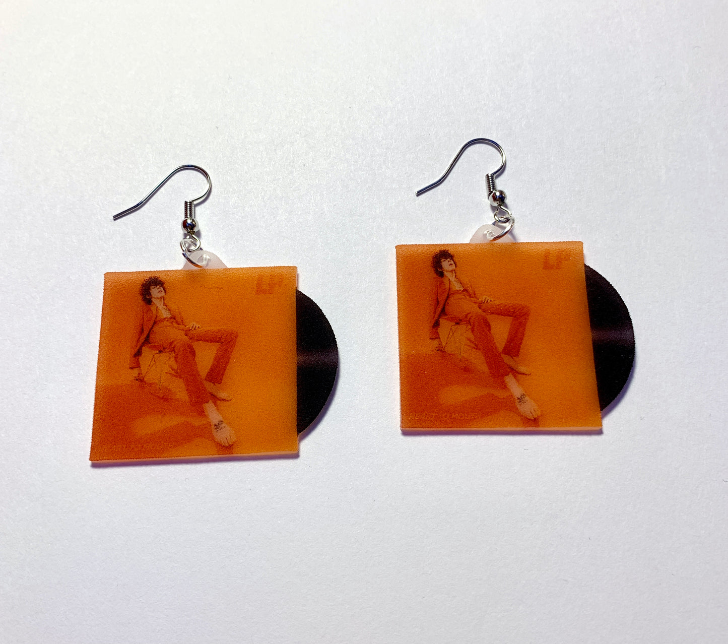 LP Heart to Mouth Vinyl Album Handmade Earrings!