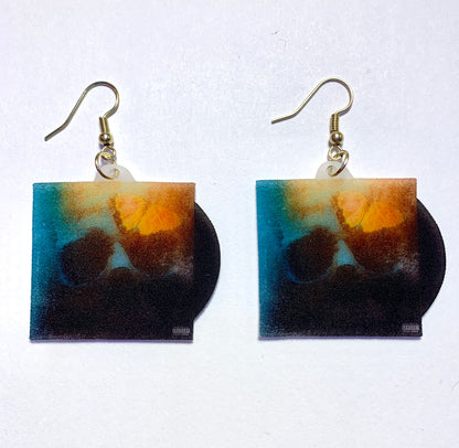 Halsey Without Me Vinyl Single Handmade Earrings!