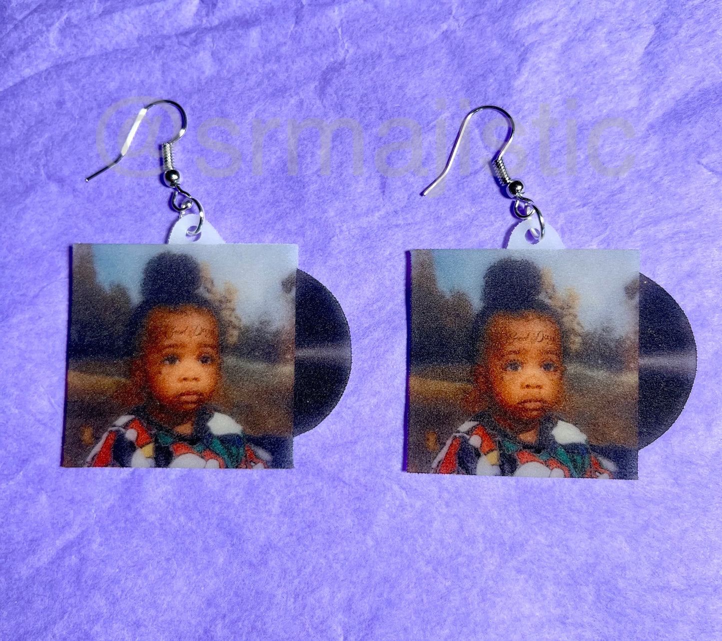 SZA Good Days Vinyl Single Handmade Earrings!