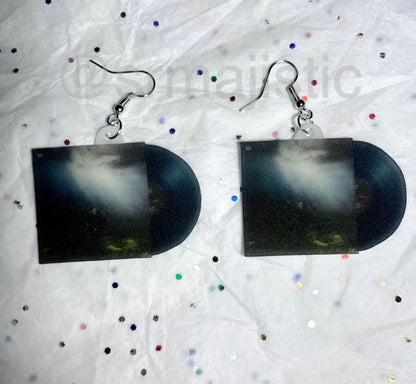 Allie X Cape God Vinyl Album Handmade Earrings!