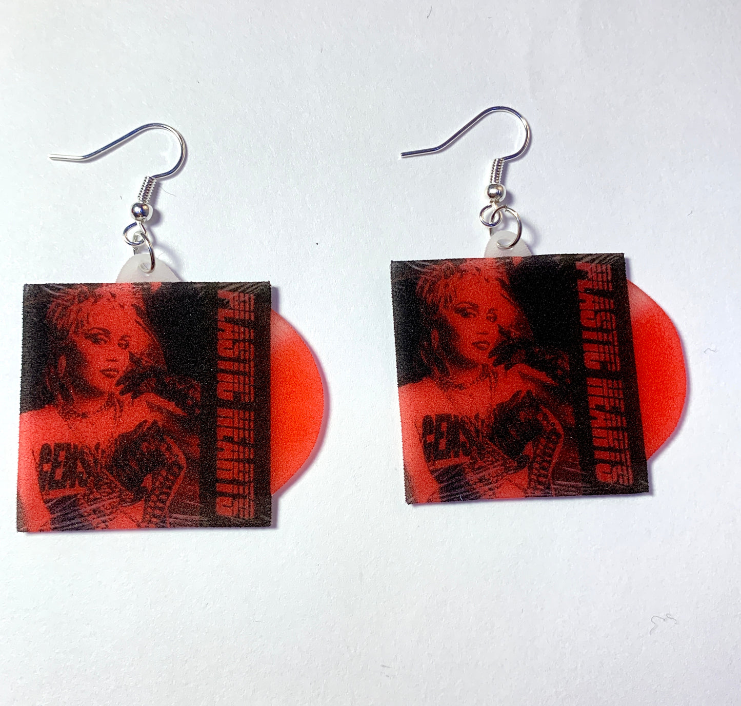 Miley Cyrus Plastic Hearts Vinyl Album Handmade Earrings!