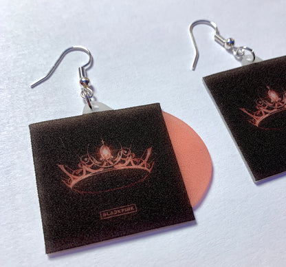 Blackpink The Album Vinyl Album Handmade Earrings!