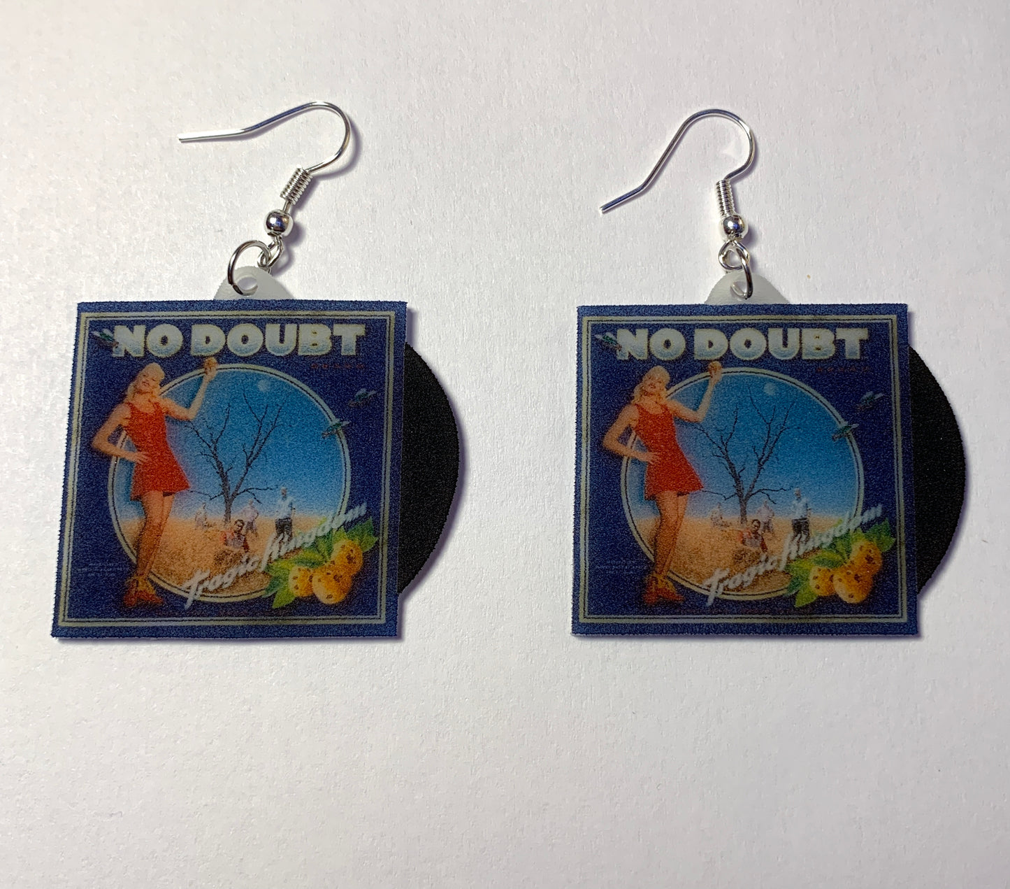 No Doubt Tragic Kingdom Vinyl Album Handmade Earrings!