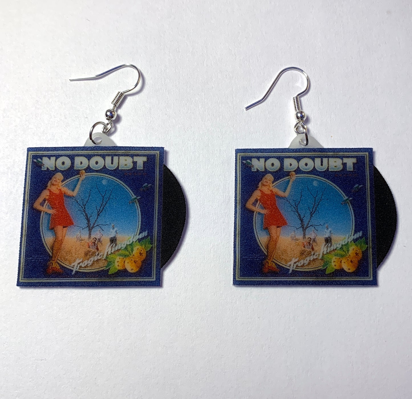 No Doubt Tragic Kingdom Vinyl Album Handmade Earrings!