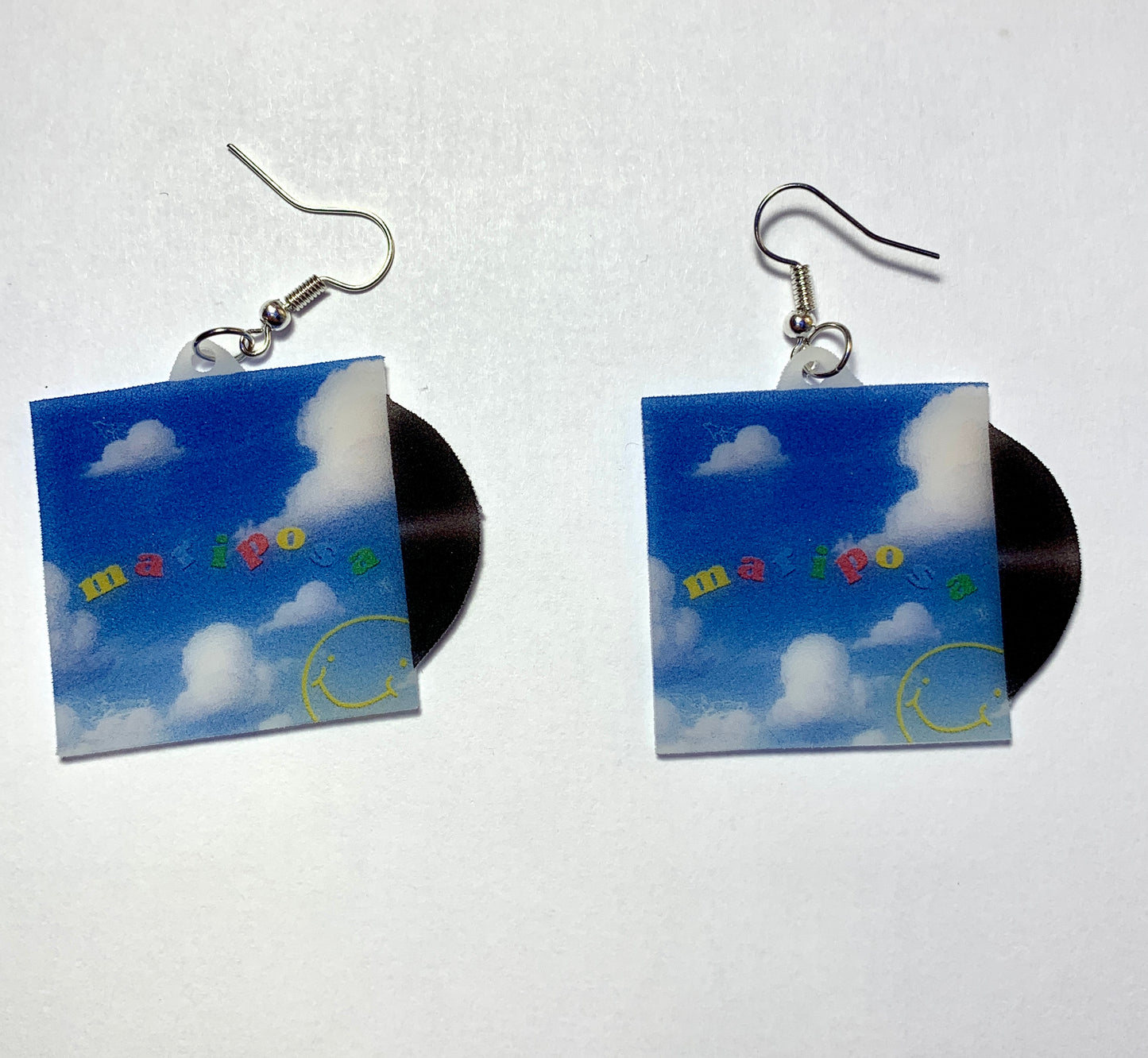 Peach Tree Rascals Mariposa Vinyl Single Handmade Earrings!