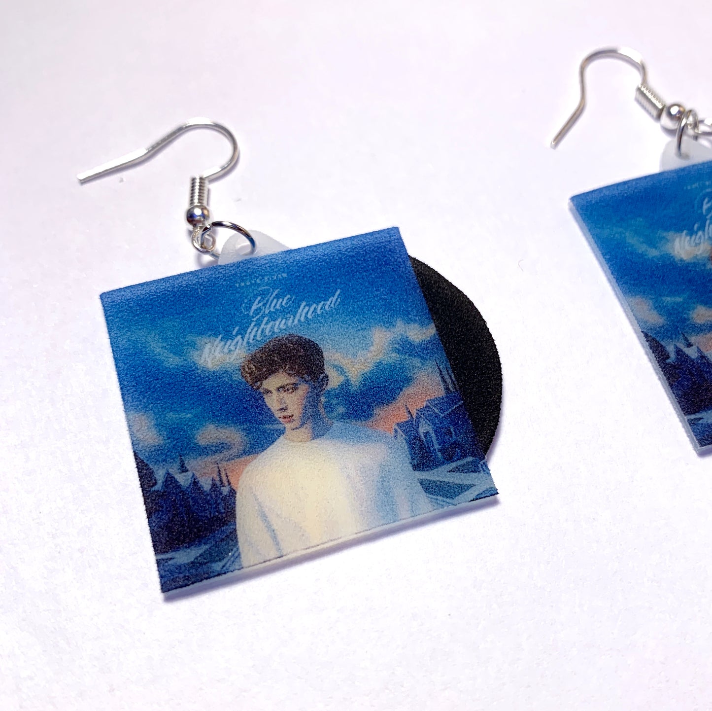 Troye Sivan Blue Neighbourhood Vinyl Album Handmade Earrings!