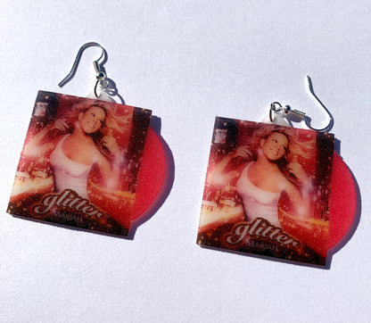 Mariah Carey Collection of Vinyl Album Handmade Earrings!