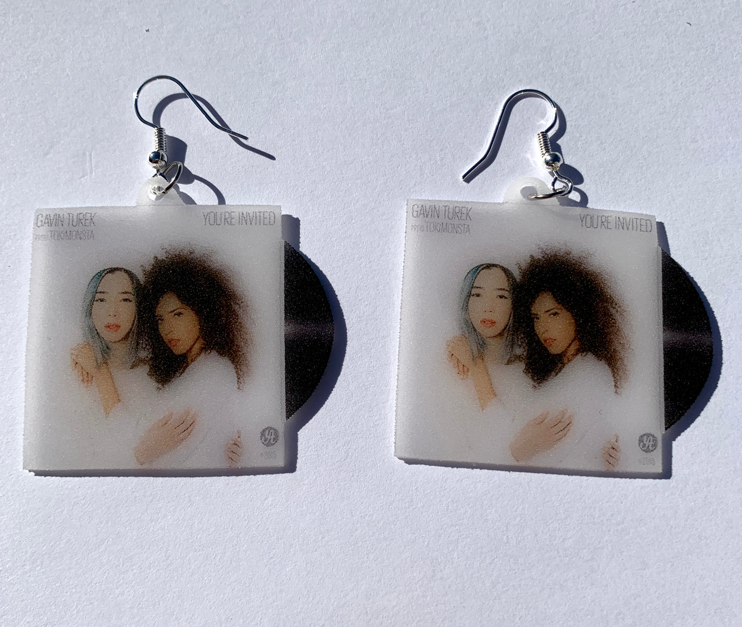 Gavin Turek You're Invited Vinyl Album Handmade Earrings!