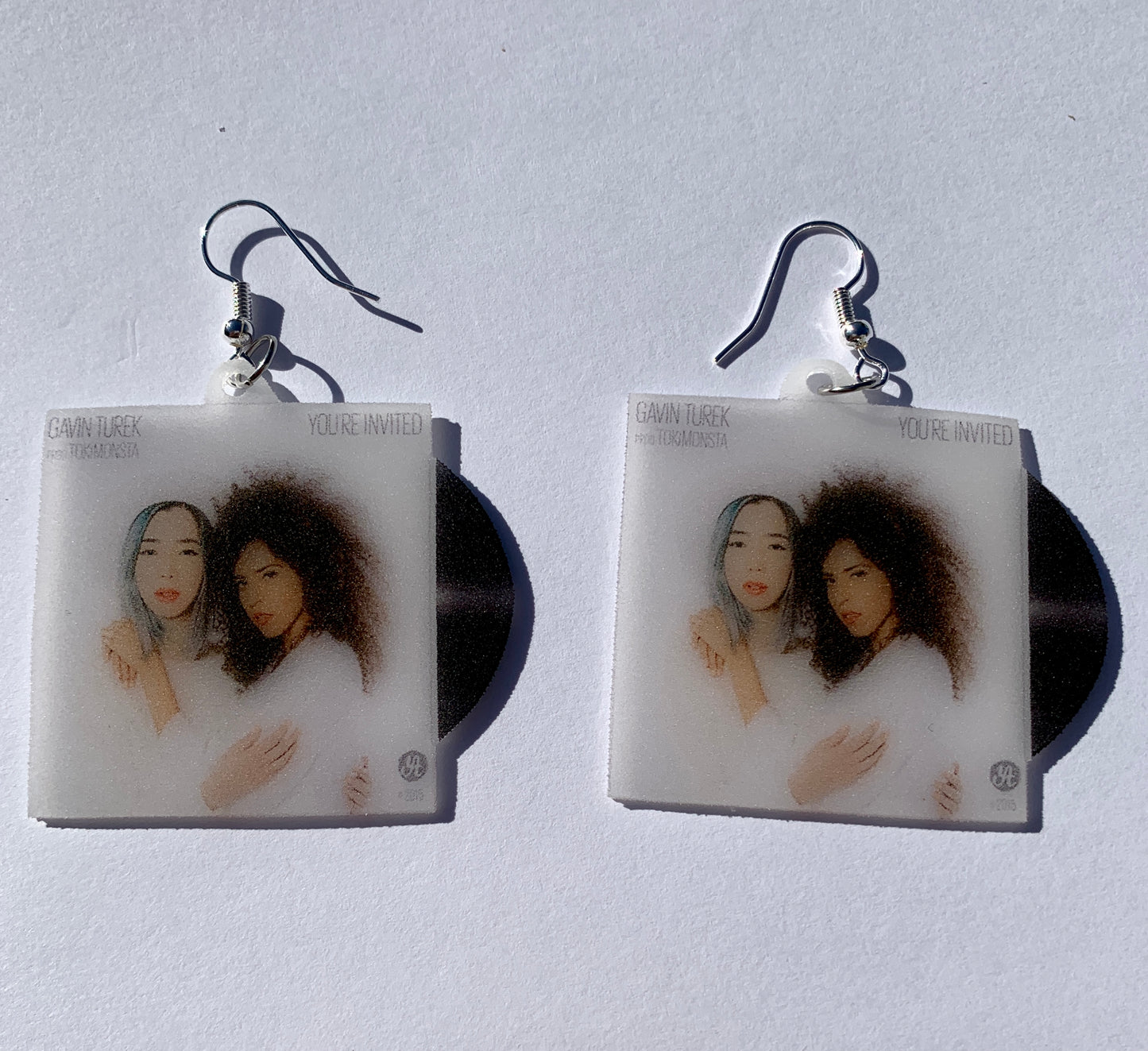 Gavin Turek You're Invited Vinyl Album Handmade Earrings!