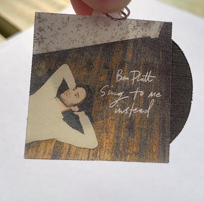 Ben Platt Sing to Me Instead Album Handmade Earrings!