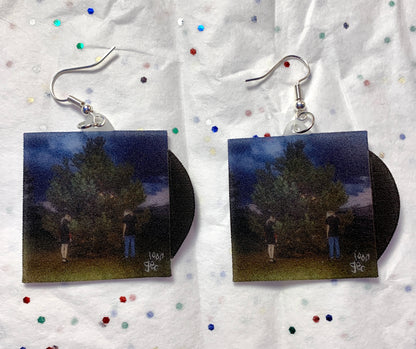 100 Gecs 1000 Gecs Vinyl Album Handmade Earrings!