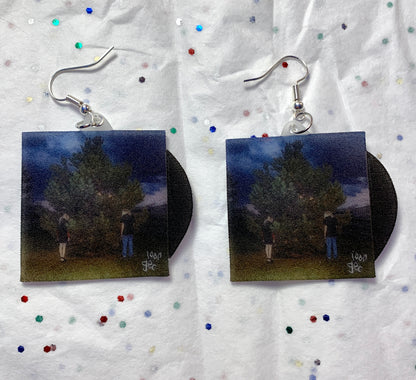 100 Gecs 1000 Gecs Vinyl Album Handmade Earrings!