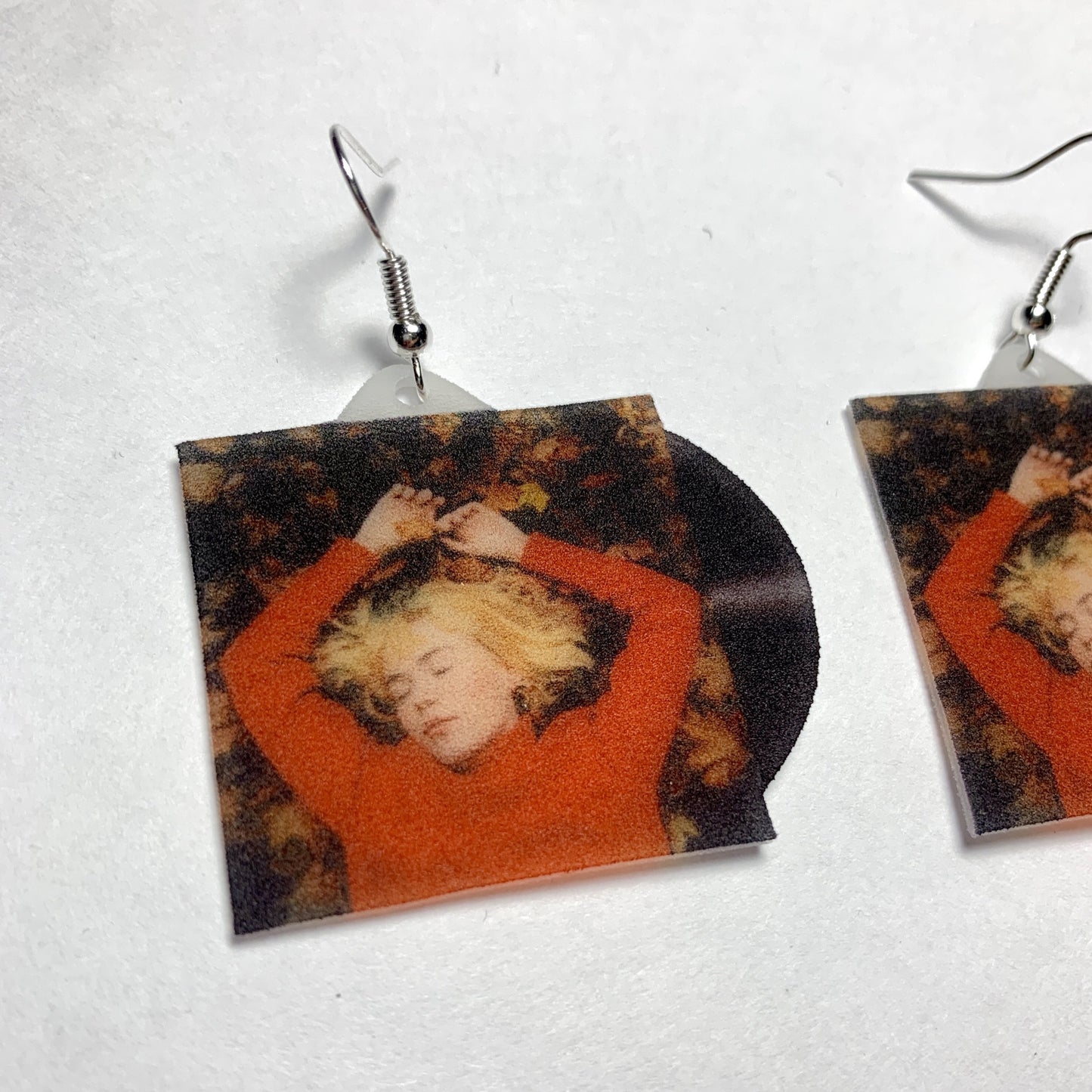 Girl in Red We fell in Love in October Vinyl Single Handmade Earrings!