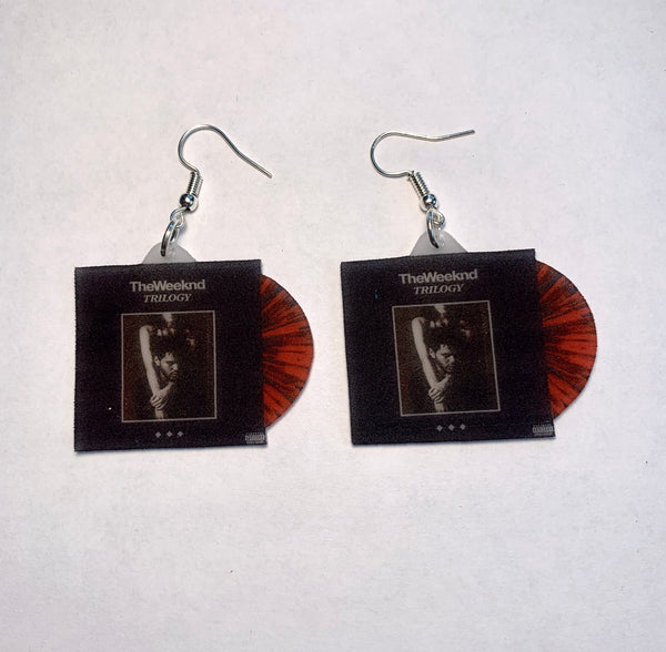 The Weeknd Dawn FM Vinyl Album Handmade Earrings! – Sam Makes Things