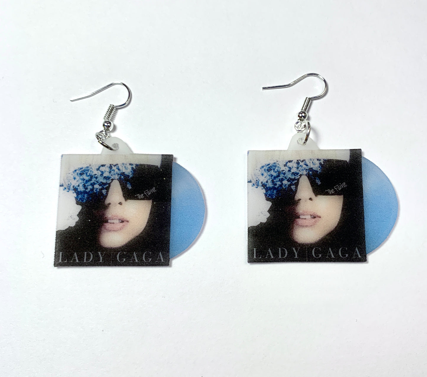 Lady Gaga The Fame Vinyl Album Handmade Earrings!