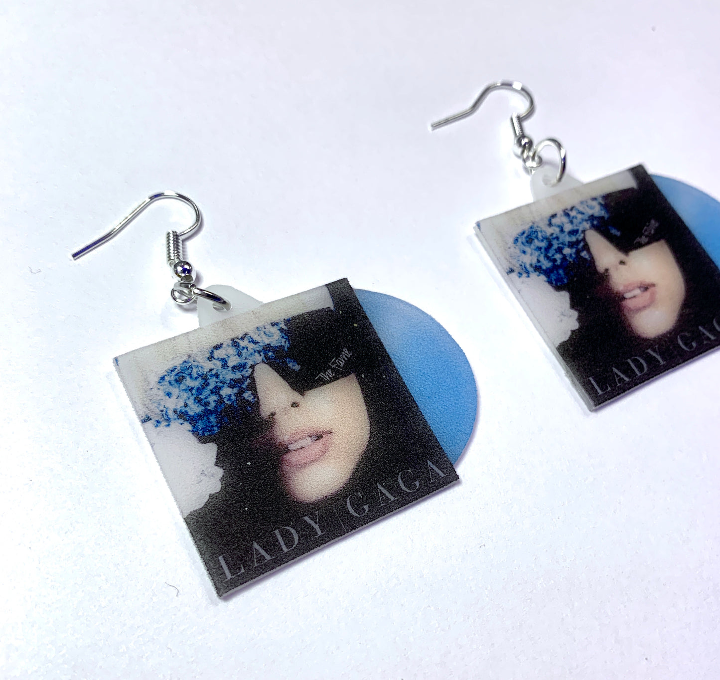 Lady Gaga The Fame Vinyl Album Handmade Earrings!