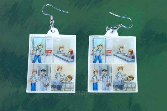 Loss.jpeg Meme Funny Handmade Earrings!