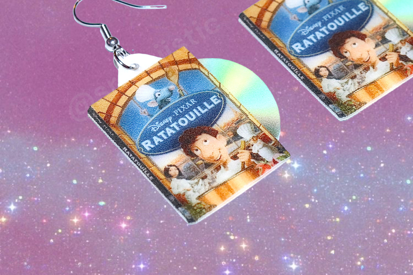 Ratatouille (2007) DVD 2D detailed Handmade Earrings!