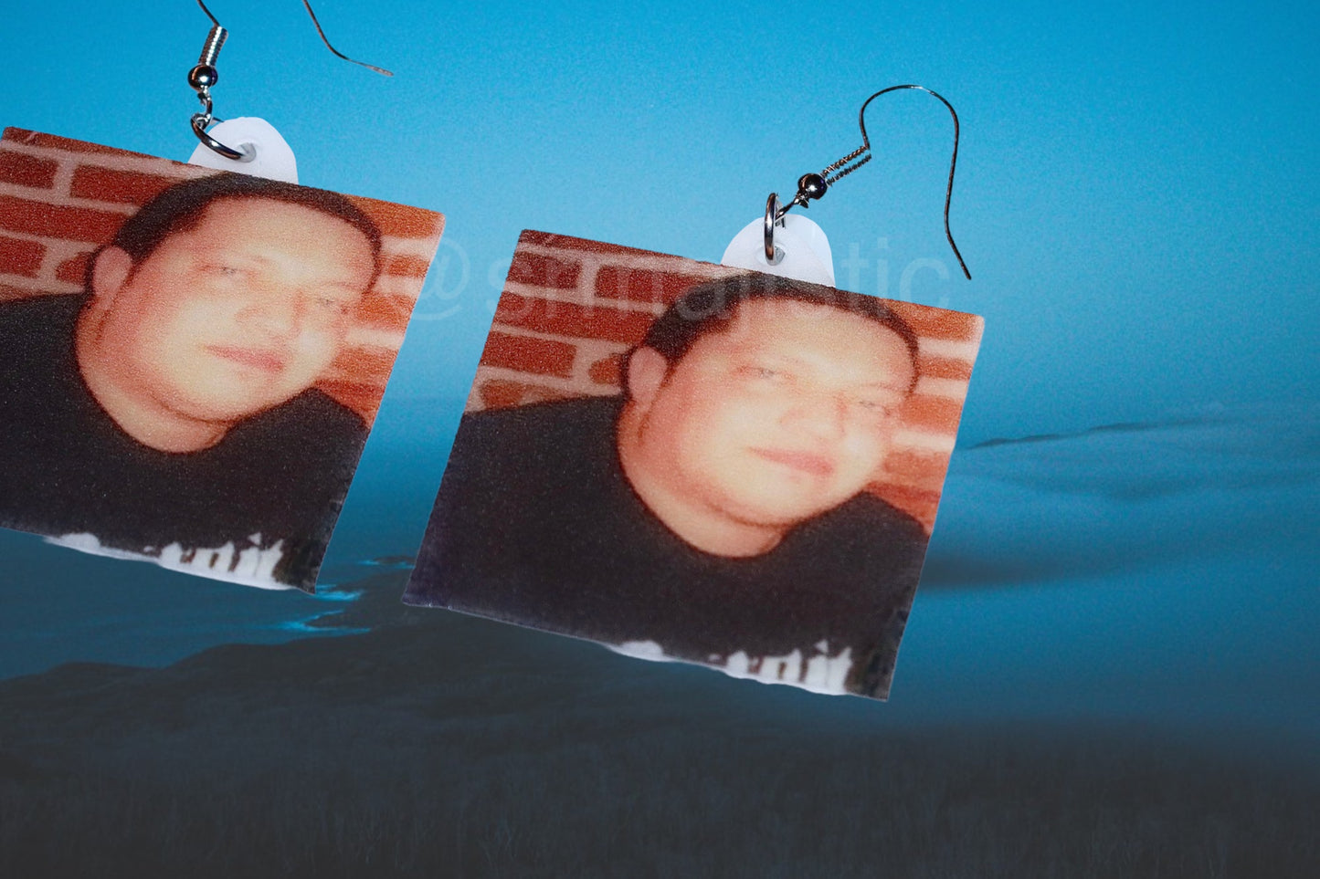 Sal Vulcano Sal Meme Handmade Earrings!