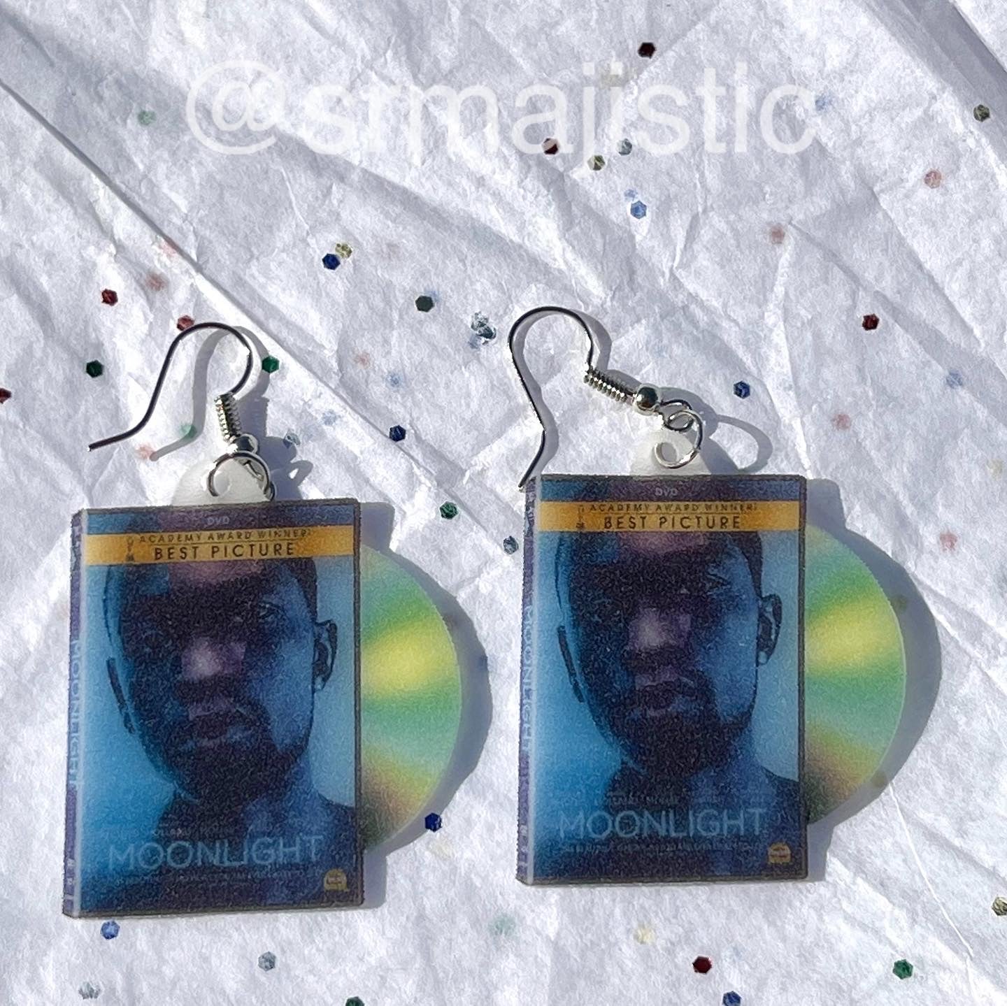 Moonlight (2016) DVD 2D detailed Handmade Earrings!