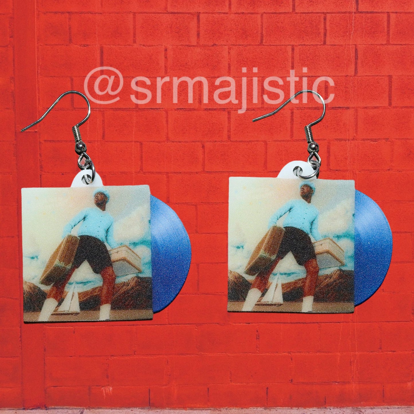 Tyler, the Creator Call Me if You Get Lost Vinyl Album Handmade Earrings!