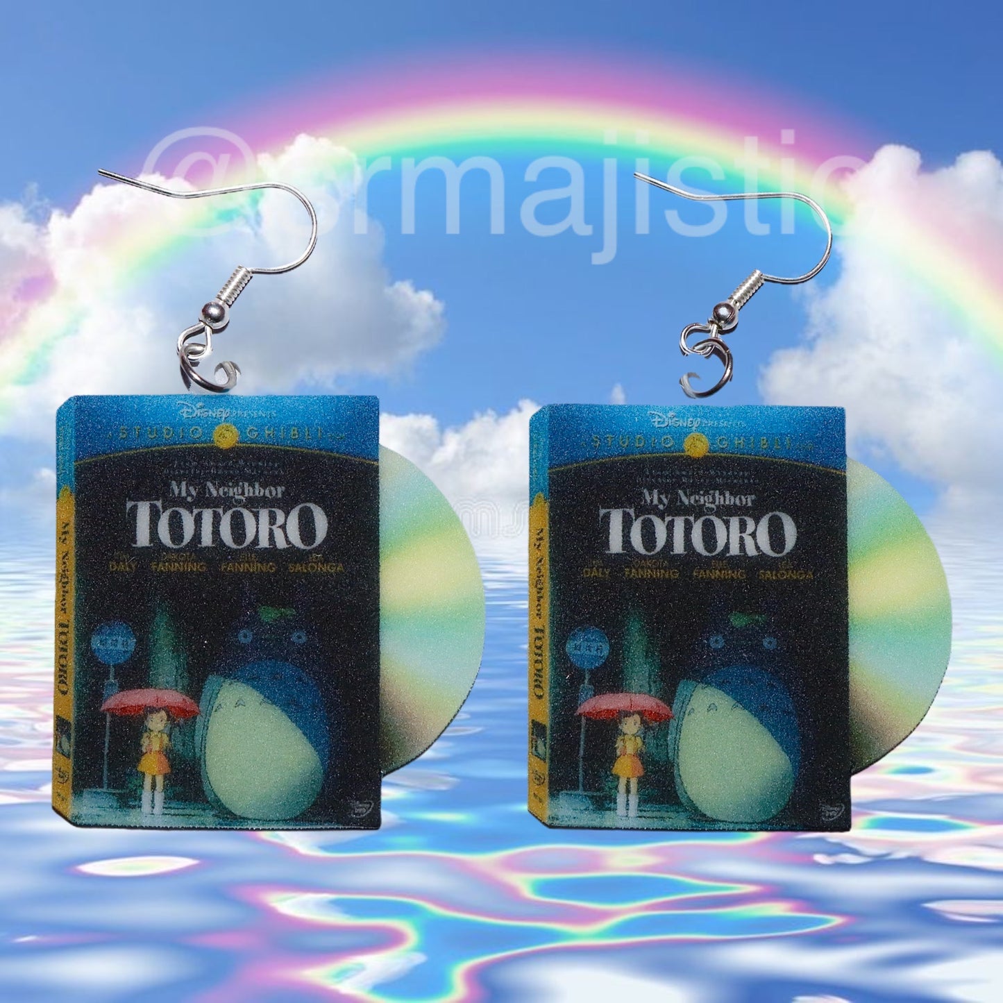 My Neighbor Totoro (1988) DVD 2D detailed Handmade Earrings!