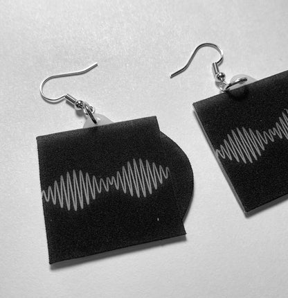 Arctic Monkeys AM Vinyl Handmade Earrings!