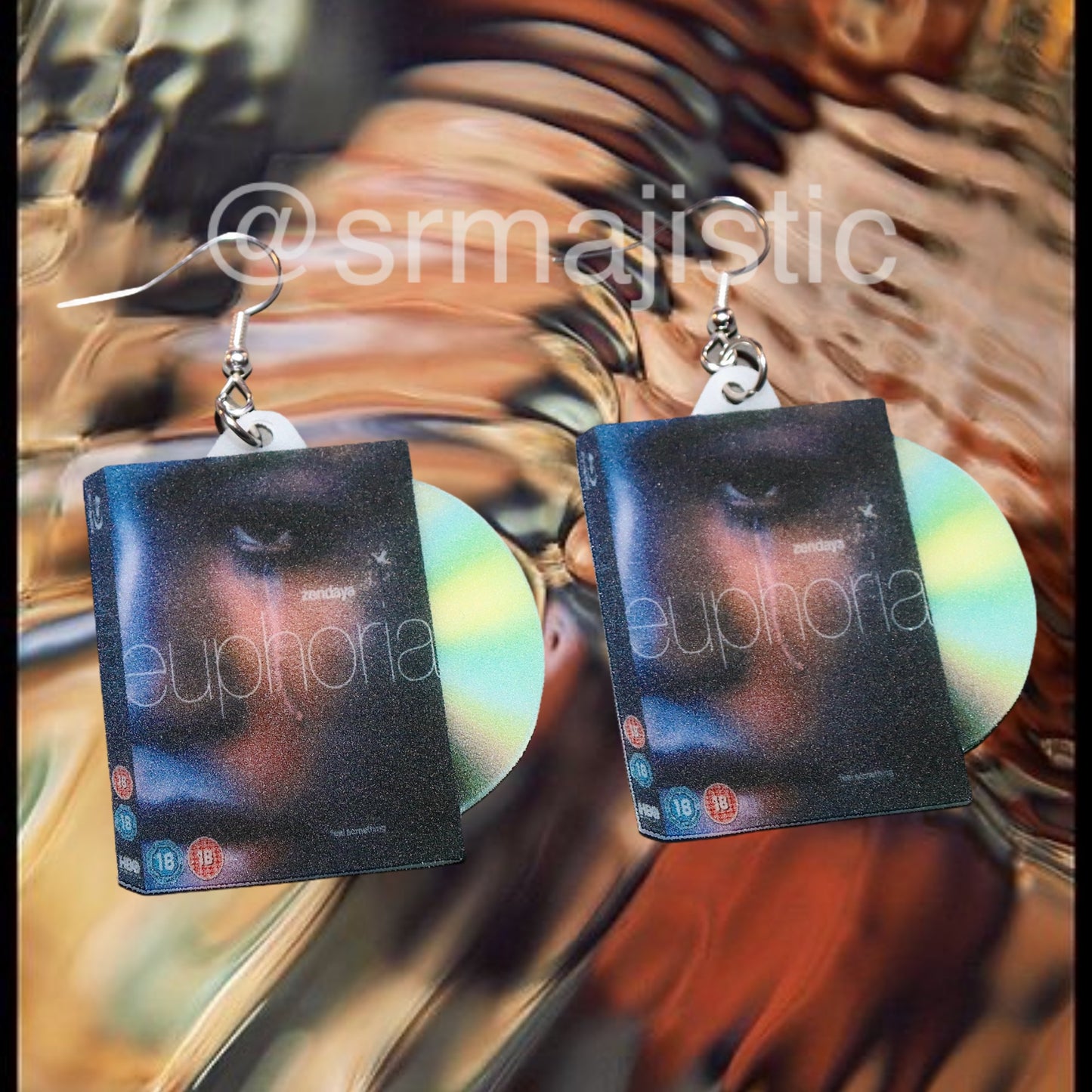 Euphoria (2019-) TV DVD 2D detailed Handmade Earrings!