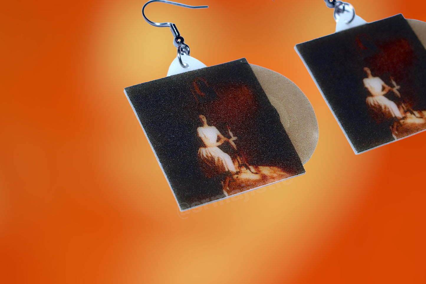 Ethel Cain Preacher’s Daughter Vinyl Album Handmade Earrings!