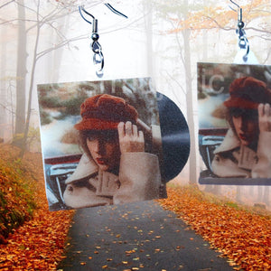 Taylor Swift Red (Taylor's Version) Vinyl Album Handmade Earrings! – Sam  Makes Things