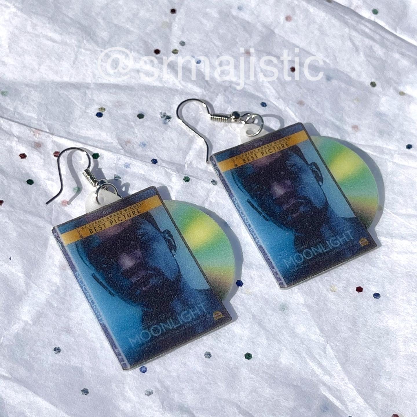 Moonlight (2016) DVD 2D detailed Handmade Earrings!