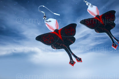 Dark Goth Creature Handmade Earrings (collaboration with @saltnox)