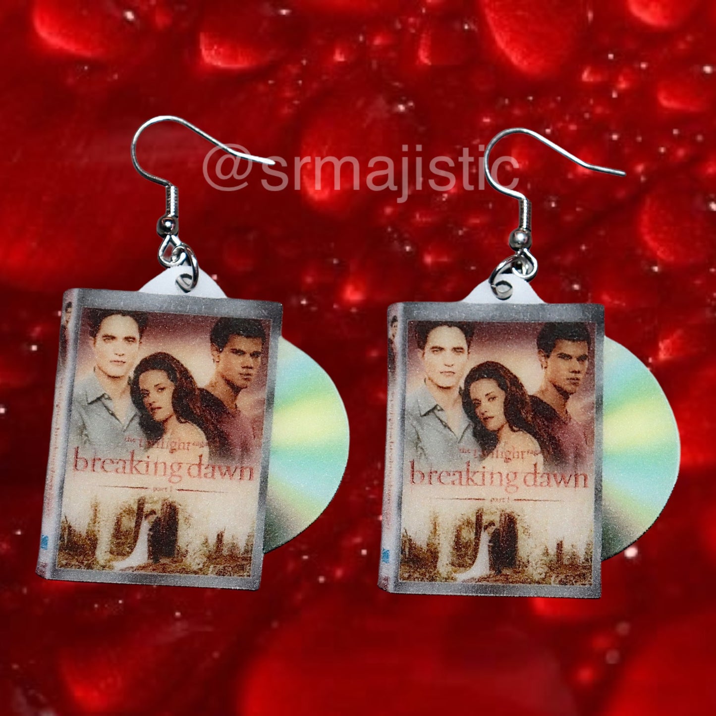 Twilight Movie Full Collection 2D DVD Handmade Earrings!