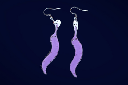 Worm on a String Handmade Earrings!