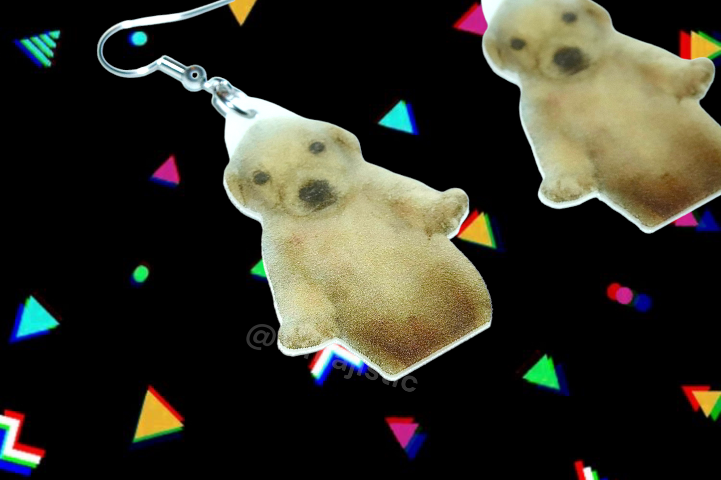 Jotchua Dog Meme Funny Handmade Earrings!