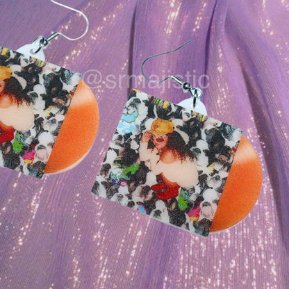 Remi Wolf Juno Vinyl Album Handmade Earrings!