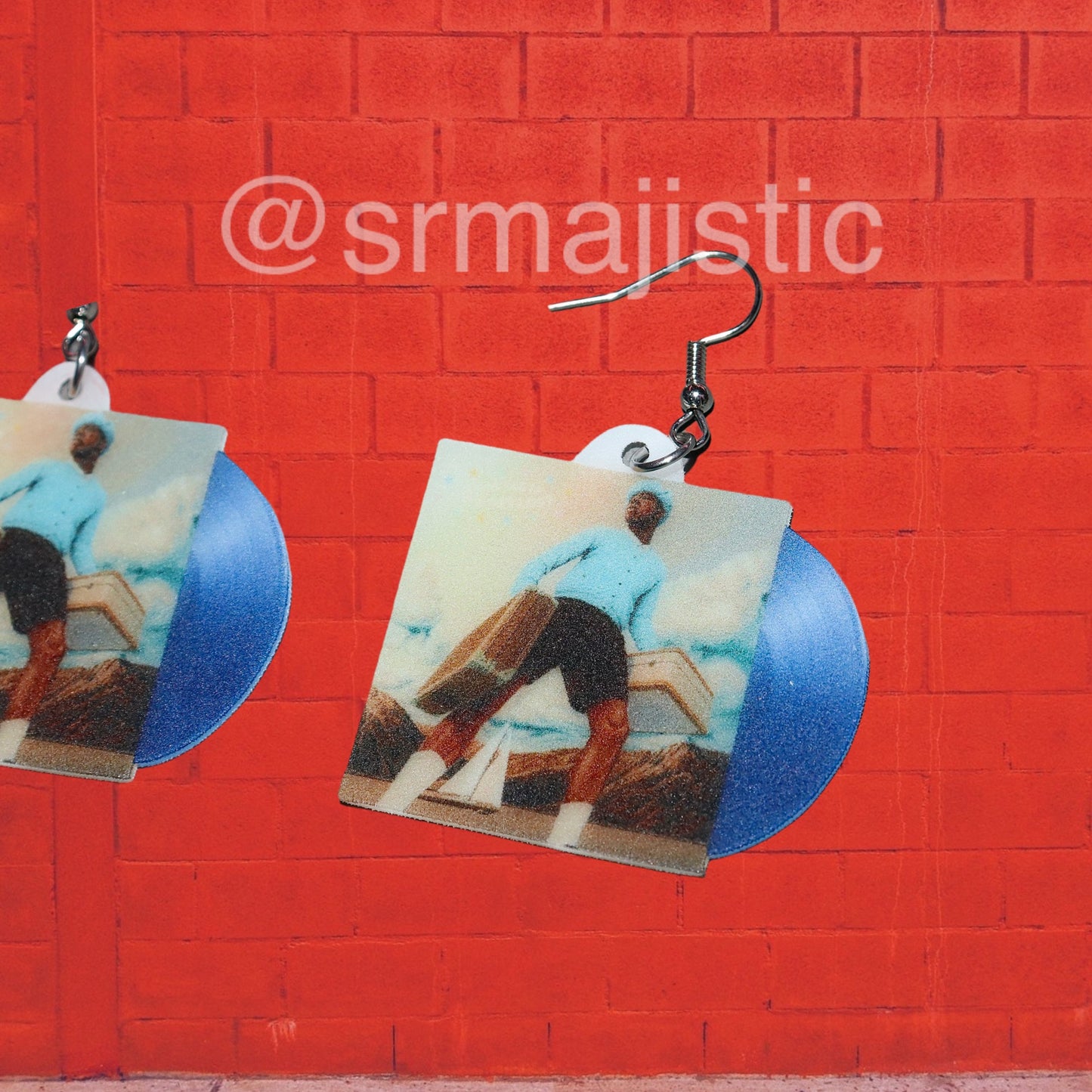 Tyler, the Creator Call Me if You Get Lost Vinyl Album Handmade Earrings!