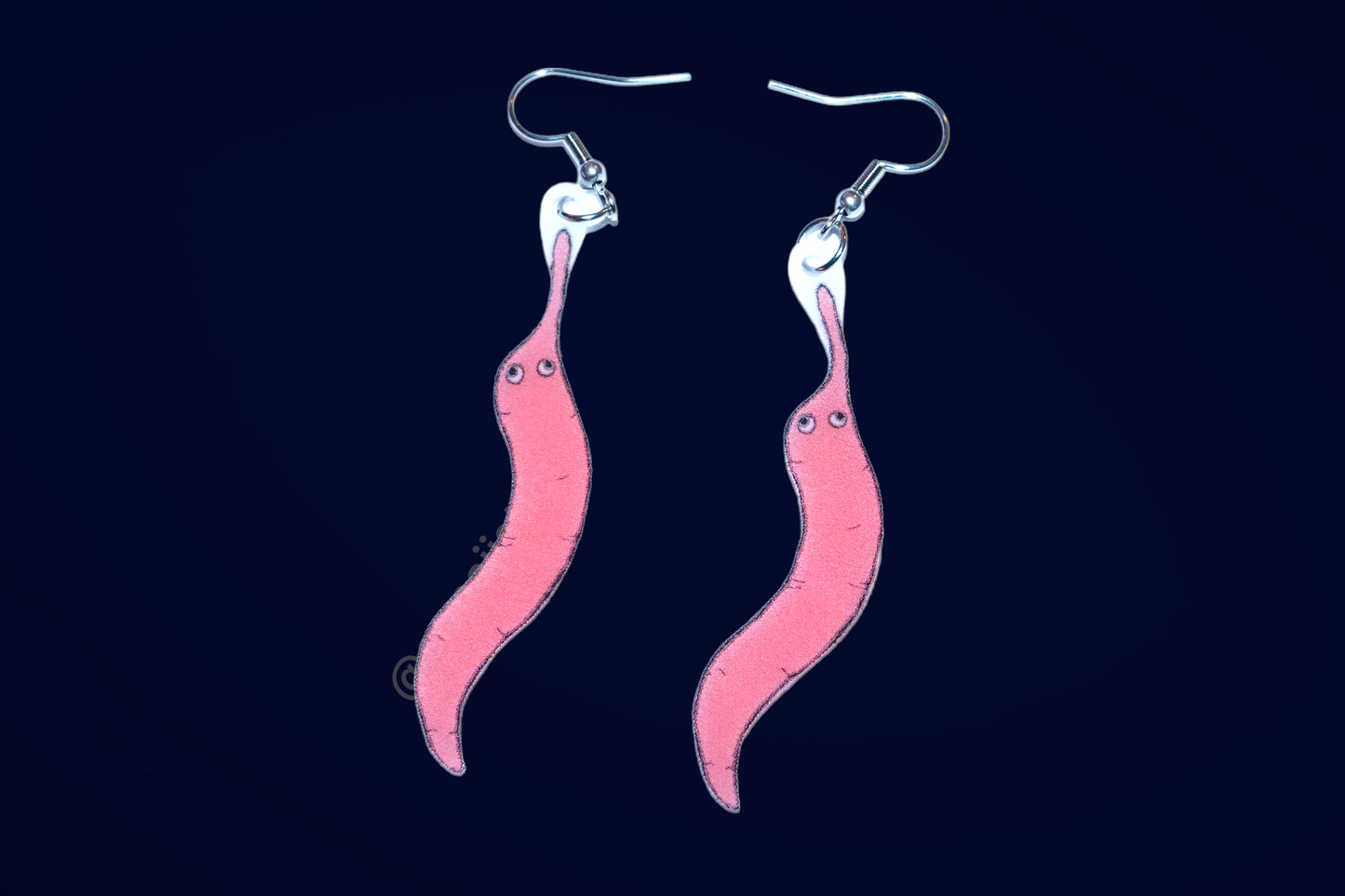 Worm on a String Handmade Earrings!