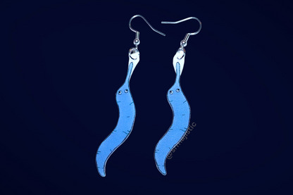 Worm on a String Handmade Earrings!